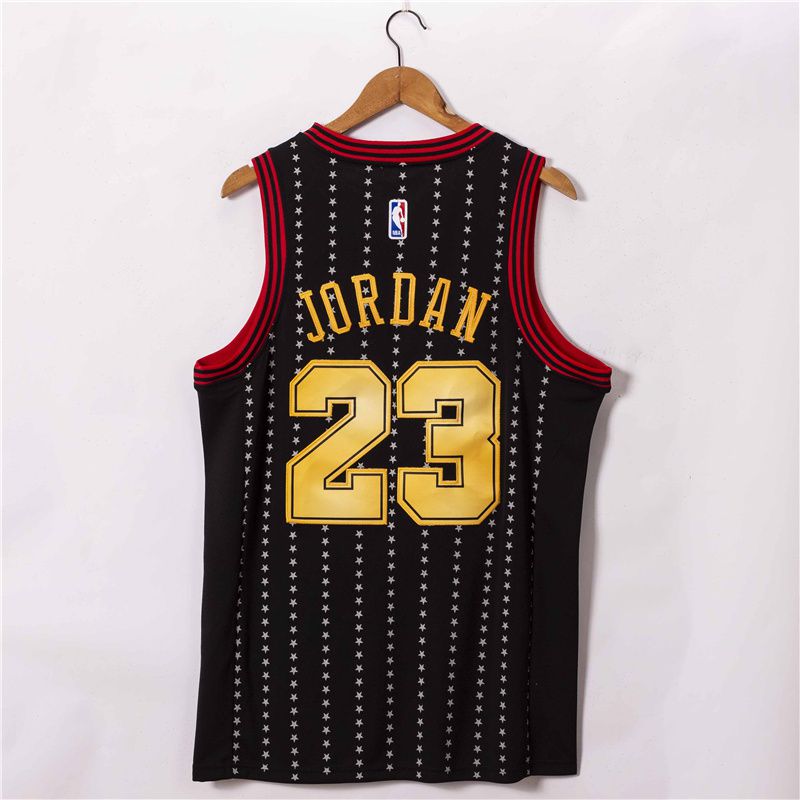 Men Chicago Bulls 23 Jordan Black Game 2021 NBA Jersey